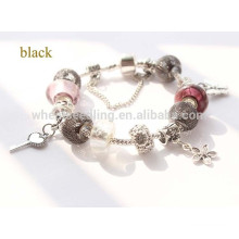 custom DIY bead charm bracelet for women crystal bracelet